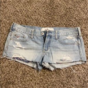 Hollister Jean Shorts - Blue - Size 3